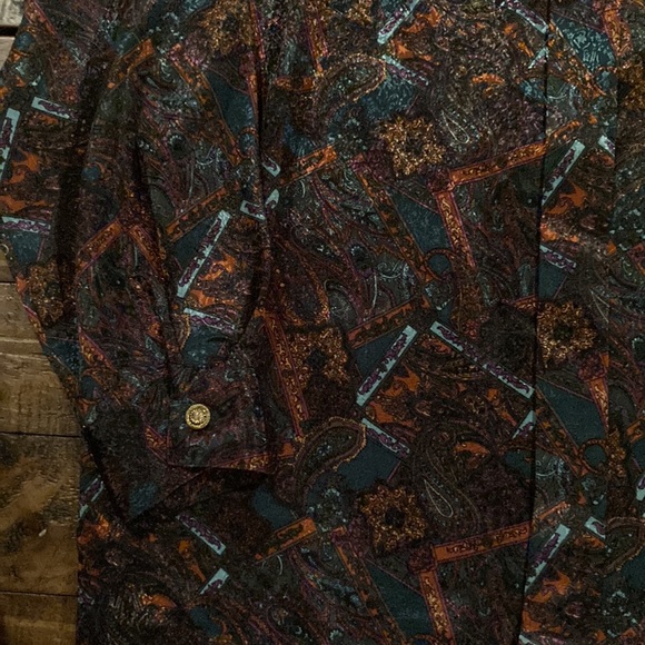Vintage Paisley Print Blouse - Picture 3 of 6